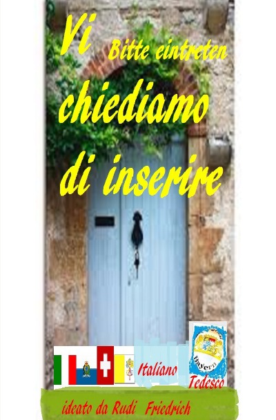'Vi chiediamo di inserire Italiano Bitte eintreten deutsch'-Cover