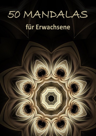 'Cover von 50 Mandala Ornamente: Malbuch für Erwachsene mit entspannenden und inspirierenden Designs'-Cover