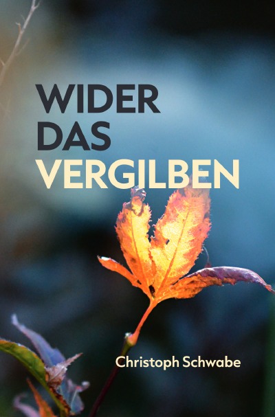 'Wider das Vergilben'-Cover