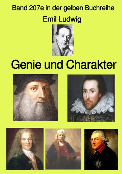 'Genie und Charakter – Band 207e in der gelben Buchreihe – bei Jürgen Ruszkowski'-Cover