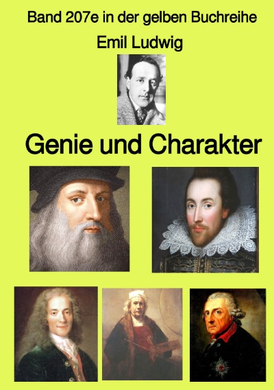 'Genie und Charakter – Band 207e in der gelben Buchreihe – Farbe – bei Jürgen Ruszkowski'-Cover