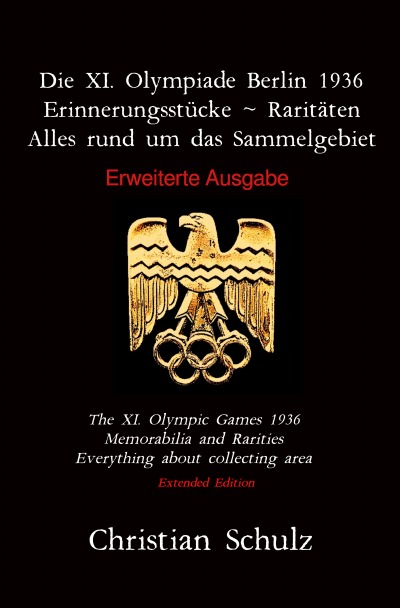 'Die XI. Olympiade Berlin 1936 – Erinnerungsstücke ~ Raritäten'-Cover