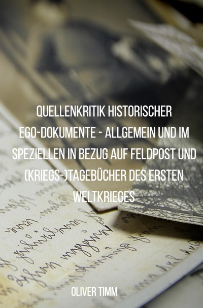 'Cover von Quellenkritik historischer Ego-Dokumente'-Cover