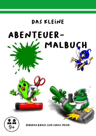 'Das kleine Abenteuer-Malbuch'-Cover