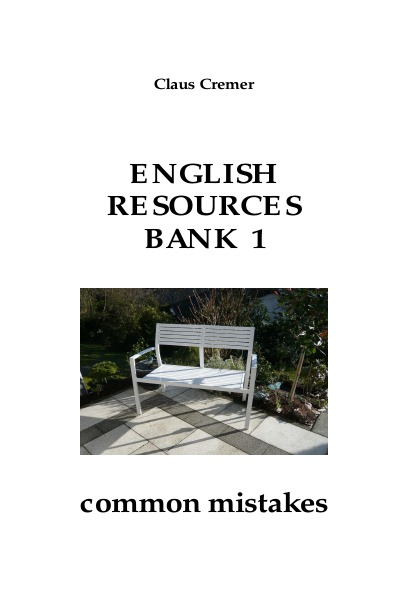 'English Resources Bank 1   common_mistakes'-Cover