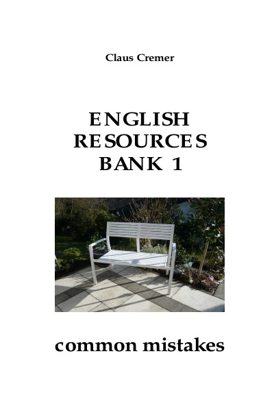 'Cover von English Resources Bank 1   common_mistakes'-Cover