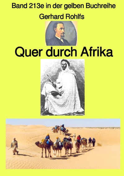 'Quer durch Afrika – Band 213e in der gelben Buchreihe – Farbe – bei Jürgen Ruszkowski'-Cover