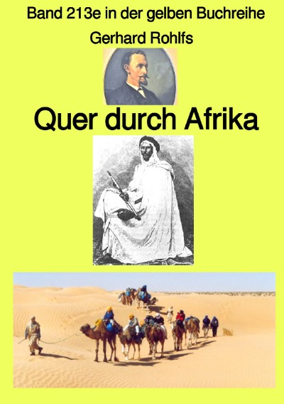 'Cover von Quer durch Afrika – Band 213e in der gelben Buchreihe – Farbe – bei Jürgen Ruszkowski'-Cover