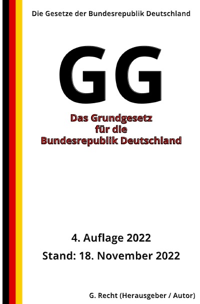 'Das Grundgesetz für die Bundesrepublik Deutschland – GG, 4. Auflage'-Cover