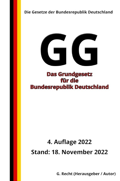 'Cover von Das Grundgesetz für die Bundesrepublik Deutschland – GG, 4. Auflage'-Cover