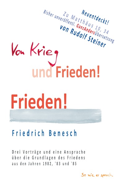 'Von Krieg und Frieden'-Cover