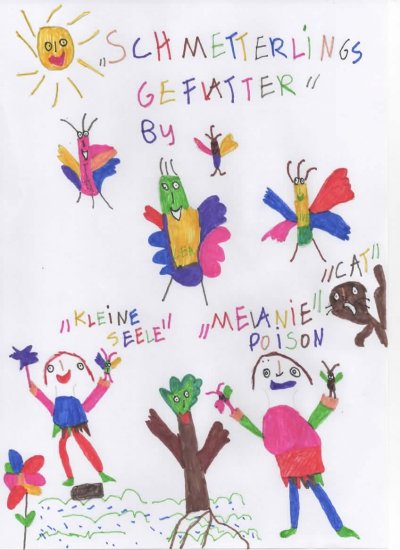 'Cover von Ein Schmetterling names Melanie / Adventures of the happy butterfly Melanie'-Cover