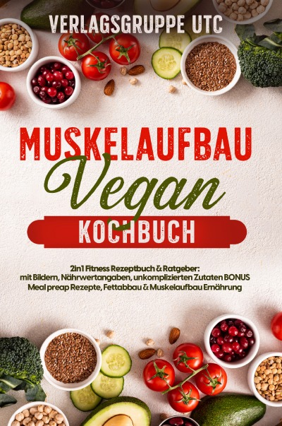 'Muskelaufbau Vegan Kochbuch'-Cover