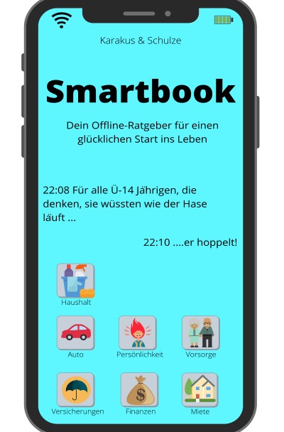 'SMARTBOOK – Dein Offline-Ratgeber für einen glücklichen Start ins Leben'-Cover