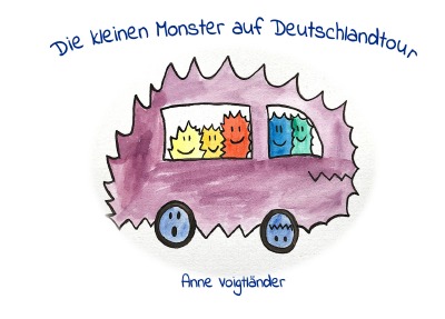 'Die kleinen Monster auf Deutschlandtour'-Cover