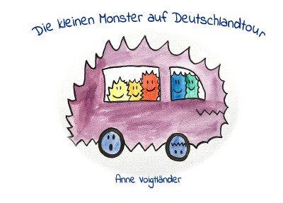 'Cover von Die kleinen Monster auf Deutschlandtour'-Cover