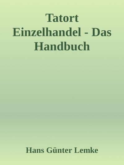 'Cover von Tatort Einzelhandel'-Cover