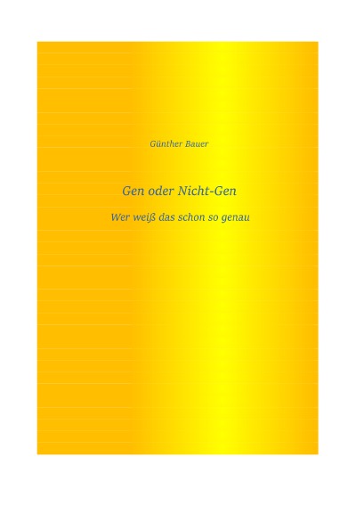 'Gen oder Nicht-Gen'-Cover