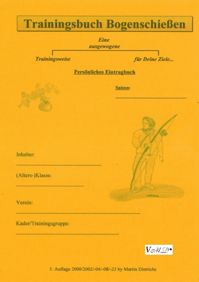 'Cover von Trainingsbuch Bogenschießen'-Cover