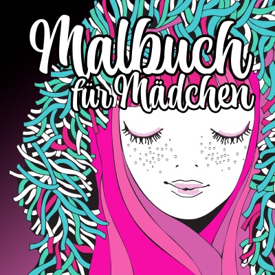 'Cover von Malbuch für Mädchen Zentangle 2'-Cover