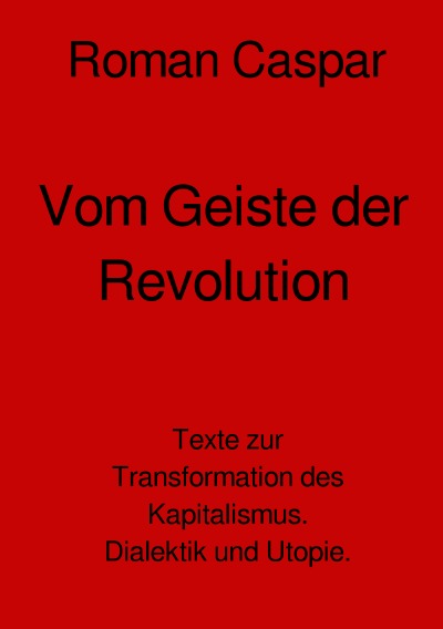 'Cover von Vom Geiste der Revolution'-Cover