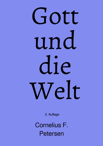 'Cover von Gott und die Welt'-Cover