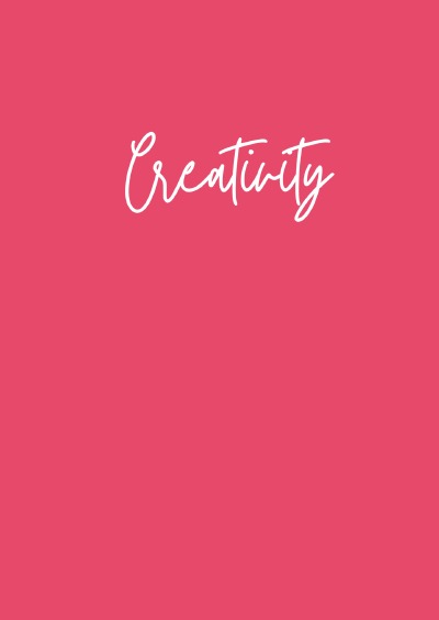 'Cover von Notizbuch Creativity A6 Notebook'-Cover