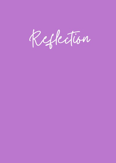 'Notizbuch Reflection A6 Notebook'-Cover