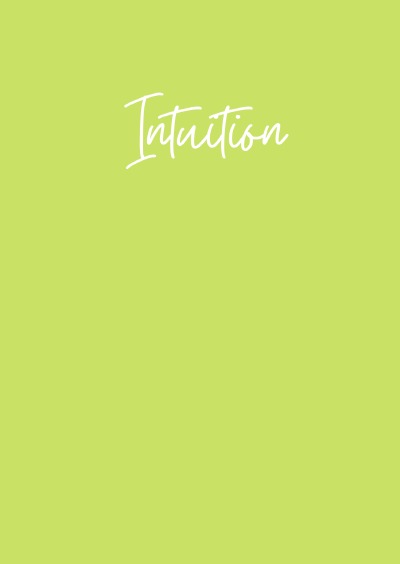'Cover von Notizbuch Intuition A6 Notebook'-Cover