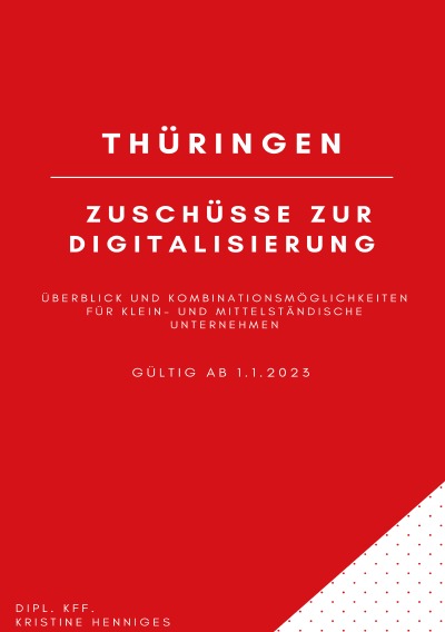 'Thüringen – Zuschüsse zur Digitalisierung'-Cover