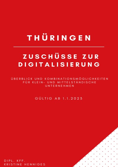 'Cover von Thüringen – Zuschüsse zur Digitalisierung'-Cover