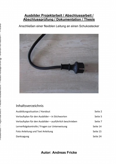 'Ausbilder Projektarbeit / Abschlussarbeit / Abschlussprüfung / Dokumentation / Thesis'-Cover
