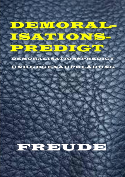 'Demoralisationspredigt'-Cover