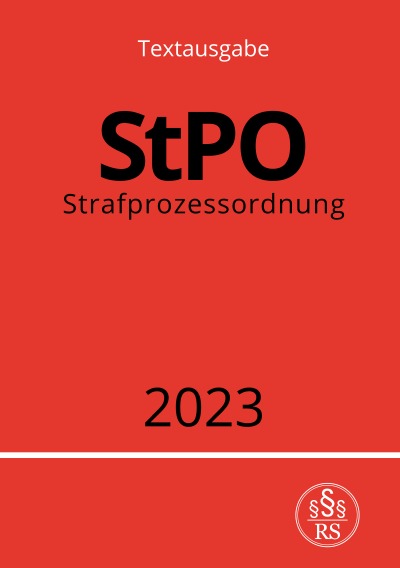'Cover von Strafprozessordnung – StPO 2023'-Cover