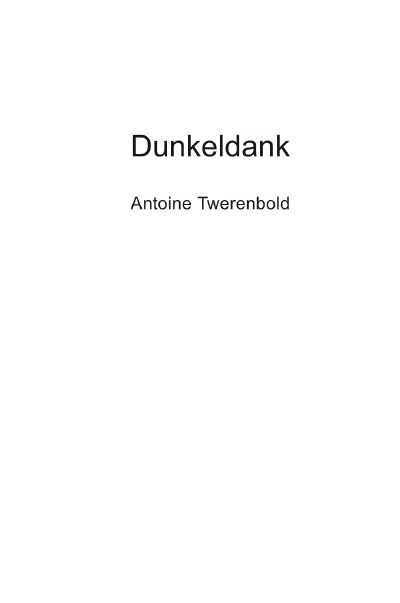 'Dunkeldank'-Cover