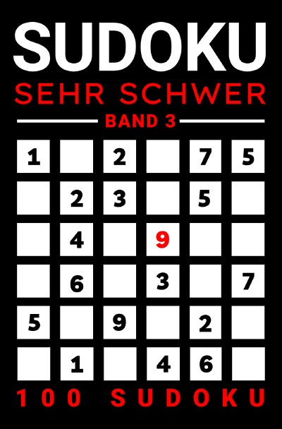 'Sudoku Sehr Schwer mit Lösung (Band 3)'-Cover
