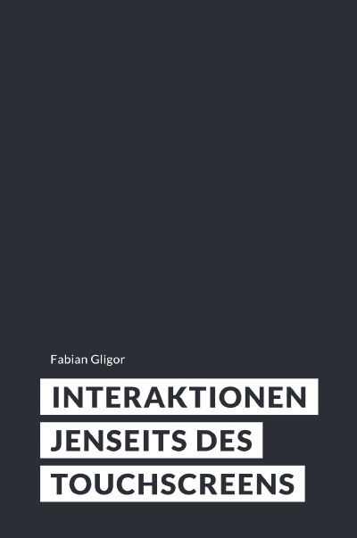 'Cover von Interaktionen jenseits des Touchscreens'-Cover