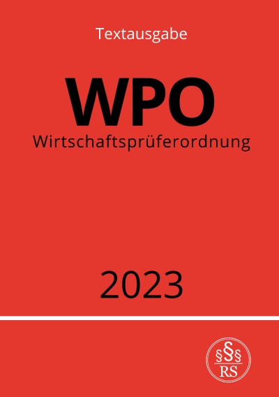 'Cover von Wirtschaftsprüferordnung – WPO 2023'-Cover