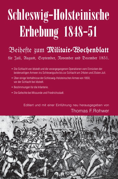'Schleswig-Holsteinische Erhebung 1848-51 – Beihefte zum Militair-Wochenblatt'-Cover