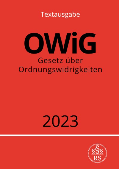 'Gesetz über Ordnungswidrigkeiten – OWiG 2023'-Cover