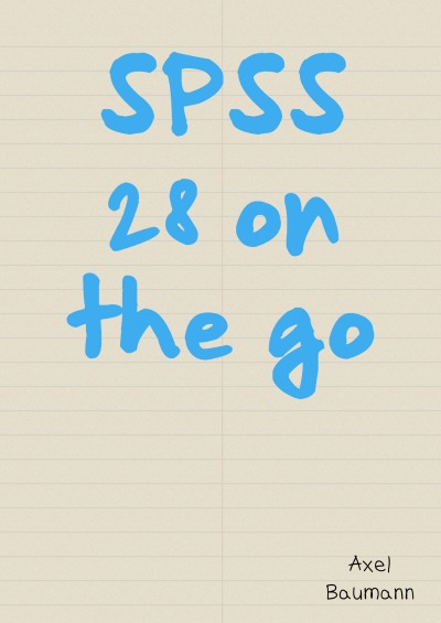 'SPSS 28 on the go'-Cover