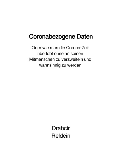 'Coronabezogene Daten'-Cover