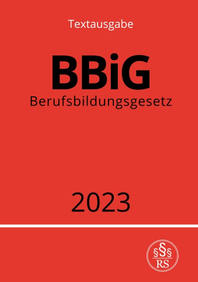 'Berufsbildungsgesetz – BBiG 2023'-Cover