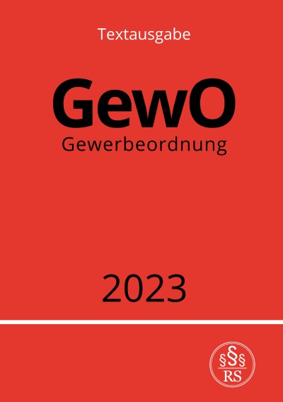 'Cover von Gewerbeordnung – GewO 2023'-Cover
