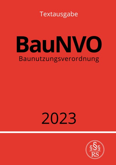 'Cover von Baunutzungsverordnung – BauNVO 2023'-Cover