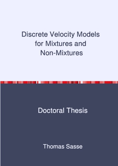 'Discrete Velocity Models for Mixtures and Non-Mixtures'-Cover