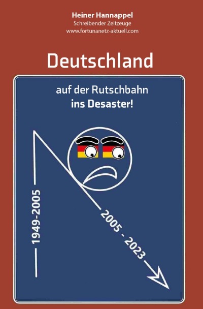 'Cover von Deutschland auf der Rutschbahn ins Desaster!'-Cover