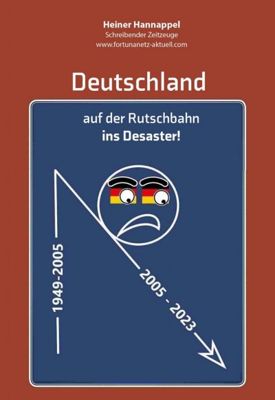 'Cover von Deutschland auf der Rutschbahn ins Desaster!'-Cover