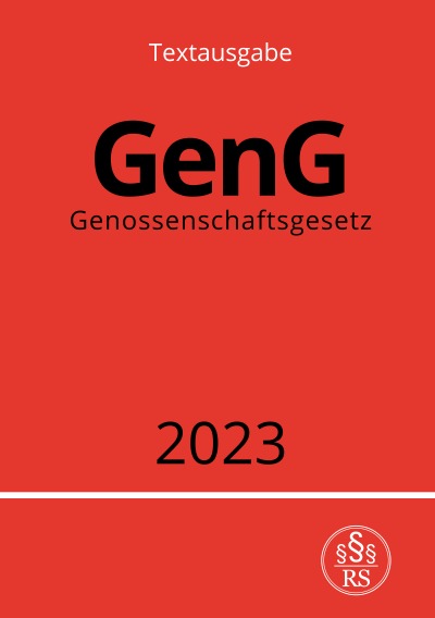 'Genossenschaftsgesetz – GenG 2023'-Cover