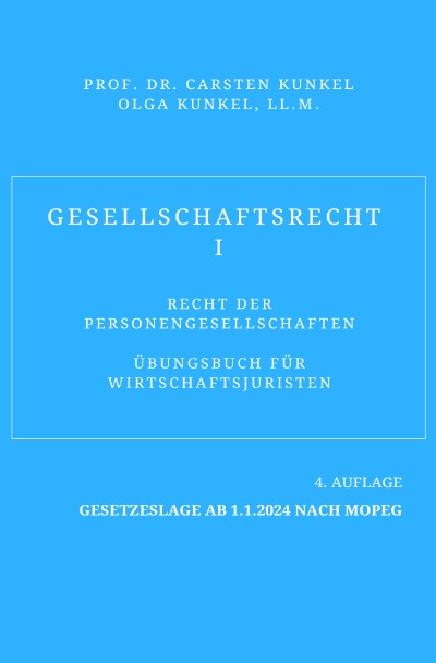 'Gesellschaftsrecht I'-Cover